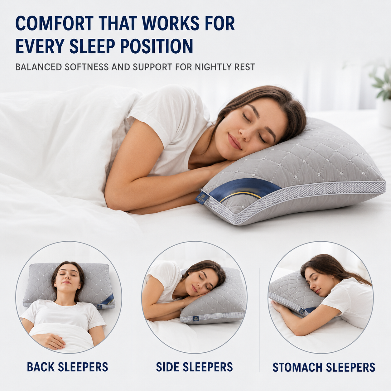 Nordspur | CerviRest High Resilience Cervical Pillow