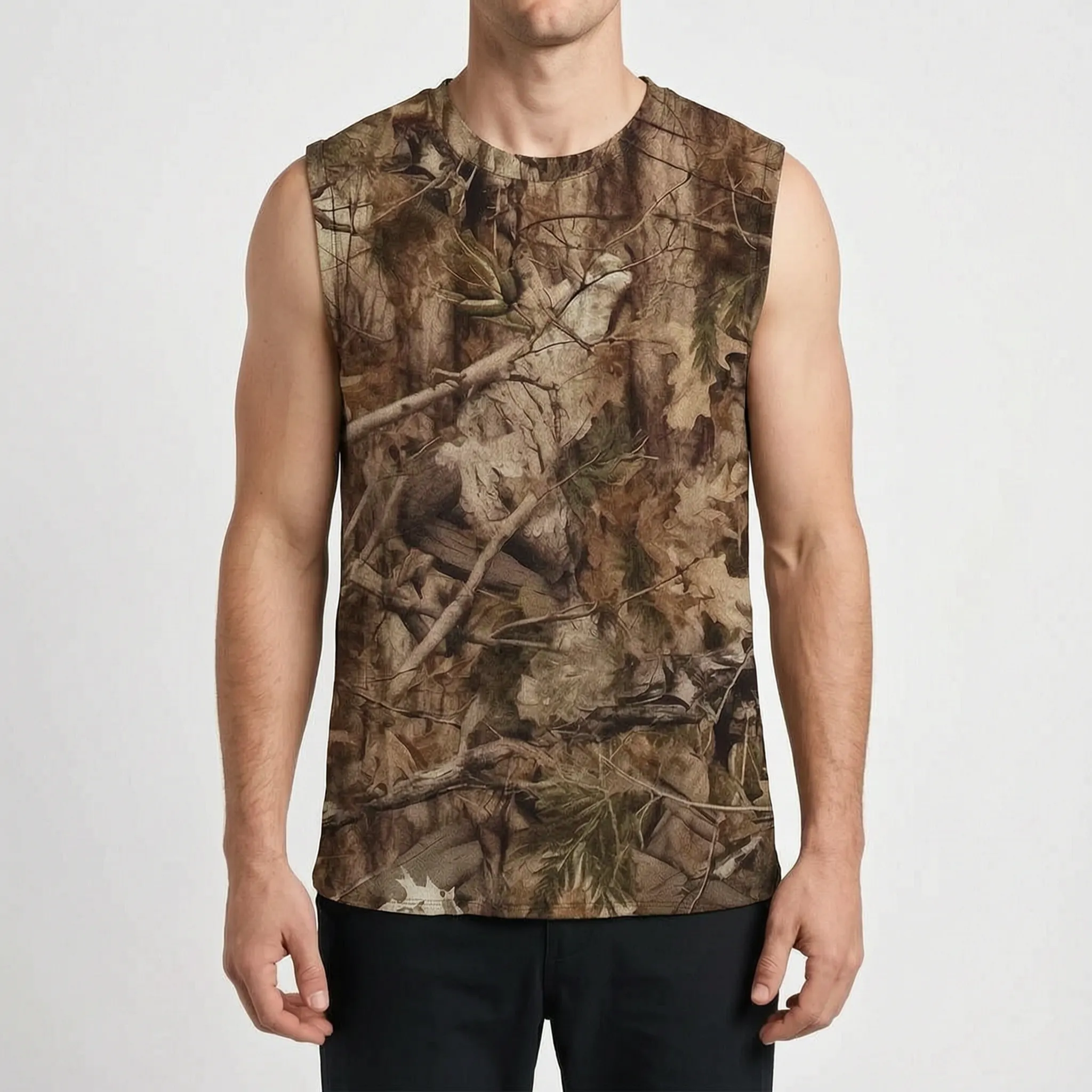 Nordspur | Cervora Sleeveless Animal Print Sports Top