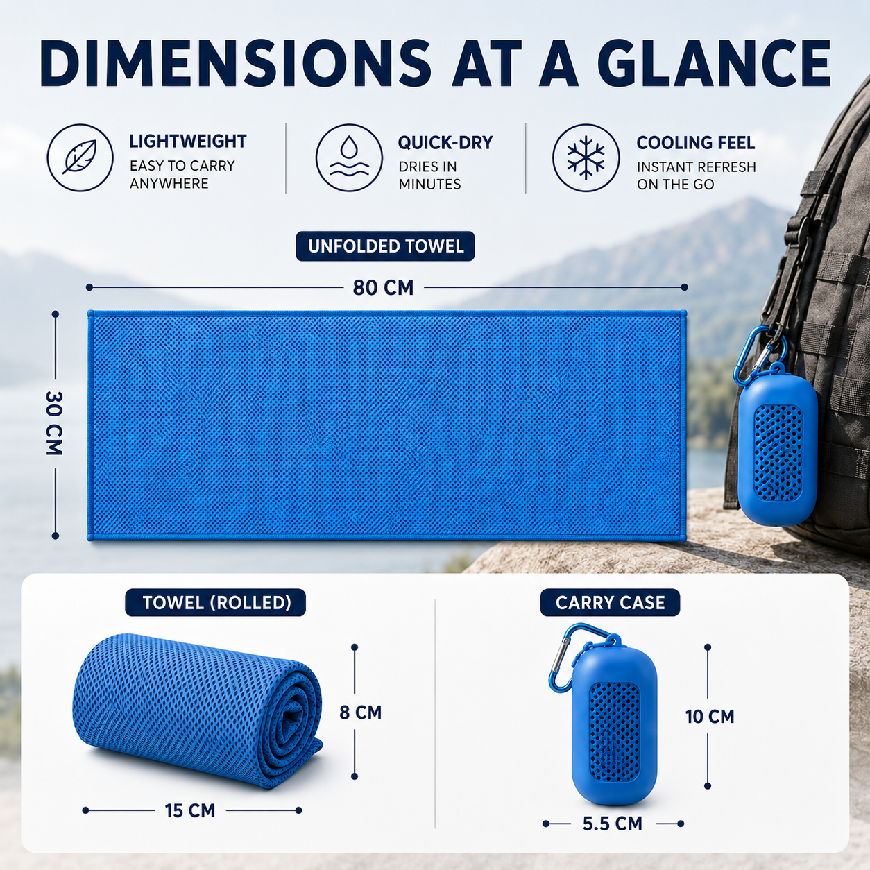Nordspur | ChillVibe Quick-Drying Sports Cooling Towel
