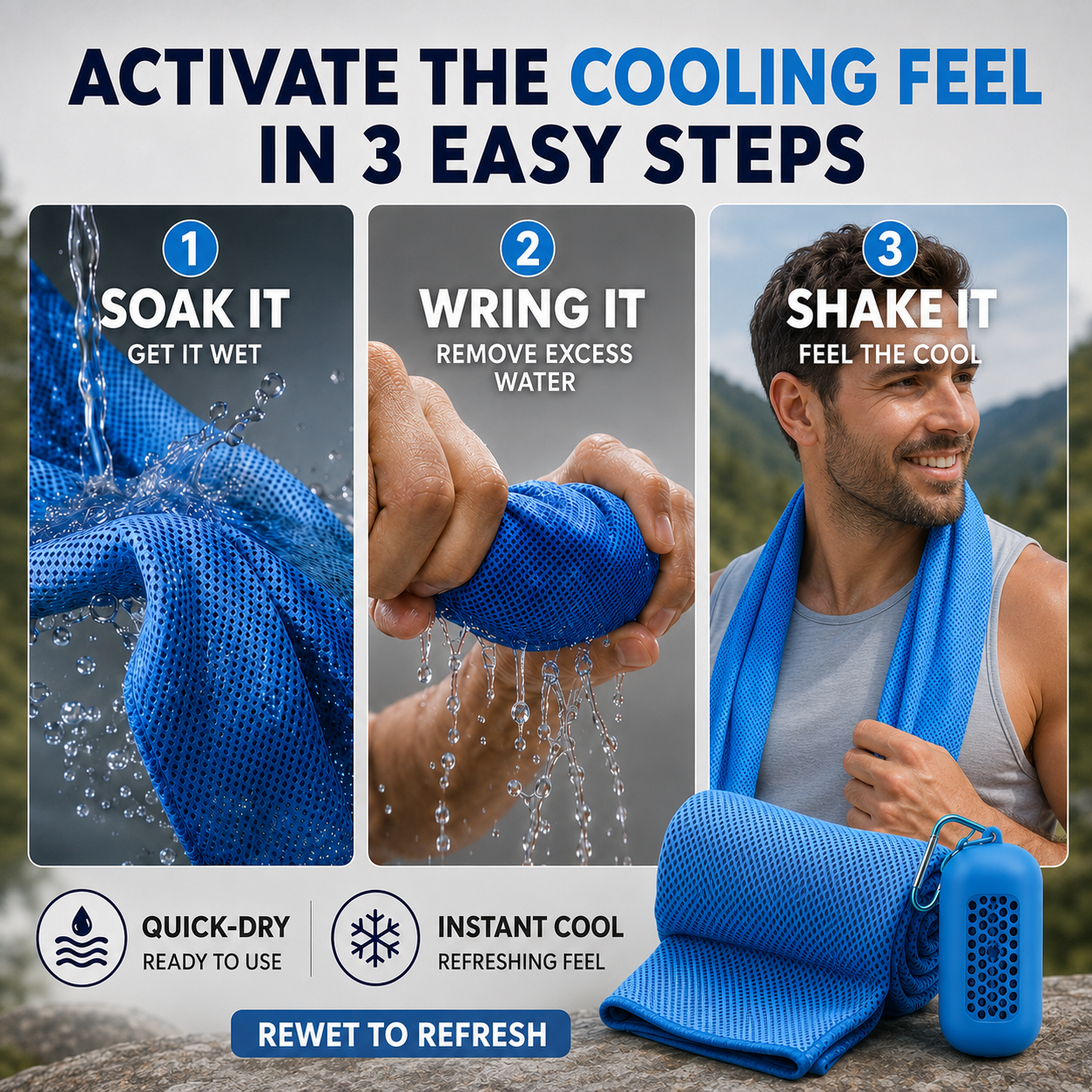 Nordspur | ChillVibe Quick-Drying Sports Cooling Towel