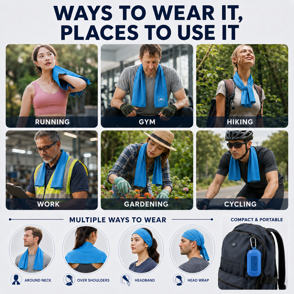 Nordspur | ChillVibe Quick-Drying Sports Cooling Towel