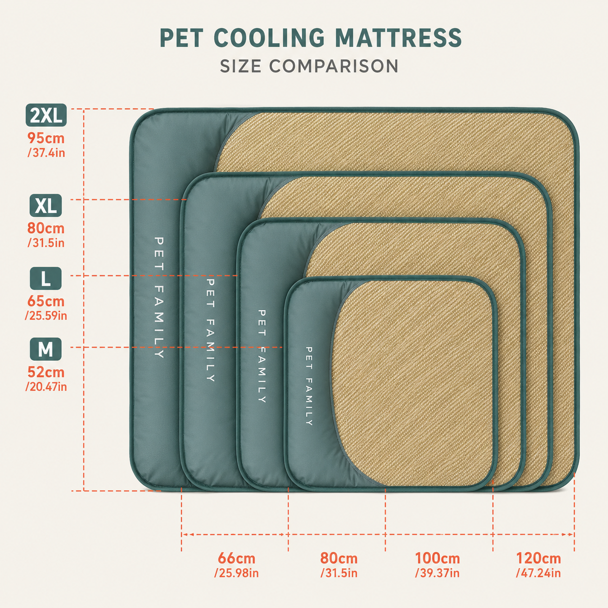 Nordspur | Chilrest Breathable Pet Cooling Mat With Cushion