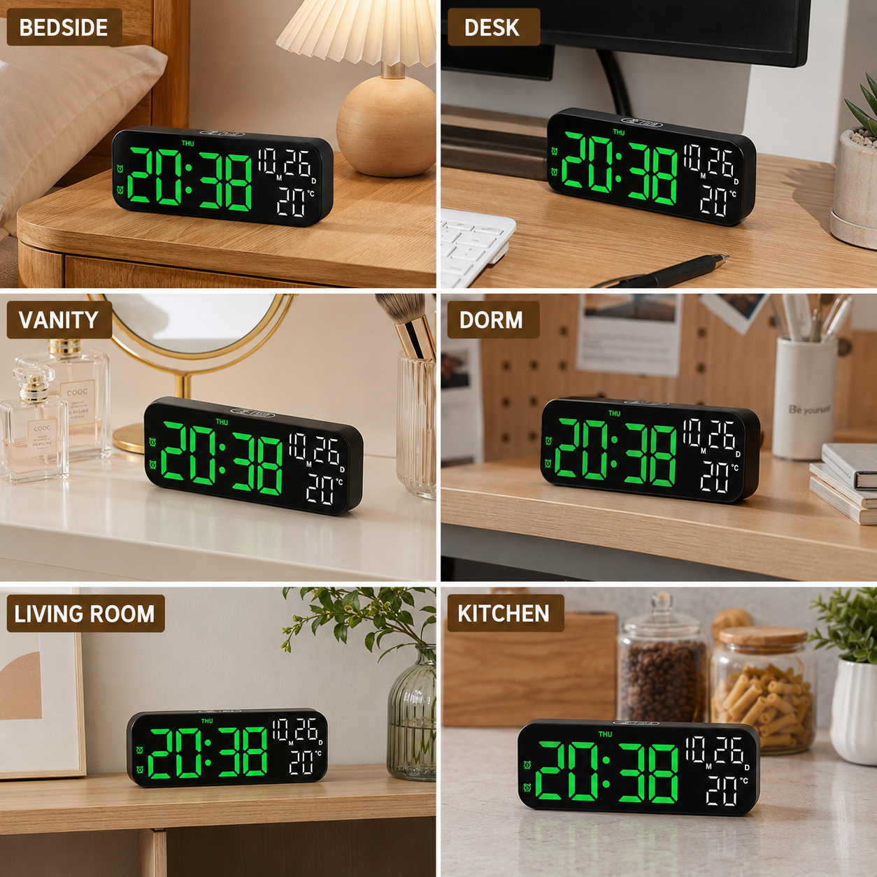 Nordspur | Chronivy Digital LED Tabletop Clock
