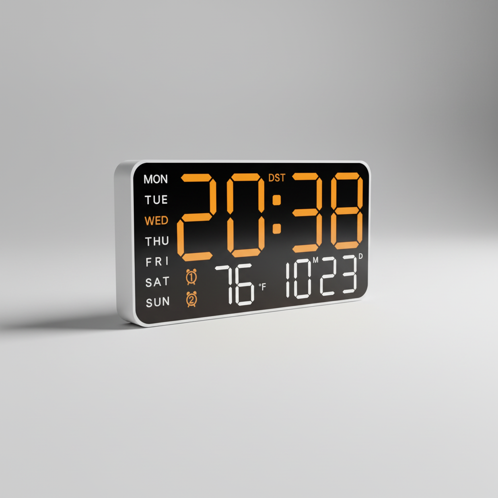 Nordspur | ChronoVista Large Intelligent Digital Clock