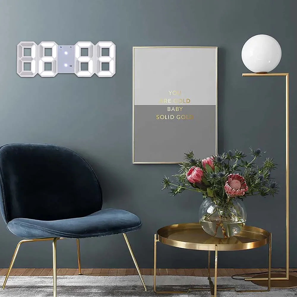 Nordspur | Chronovue Modern 3D LED Wall Clock