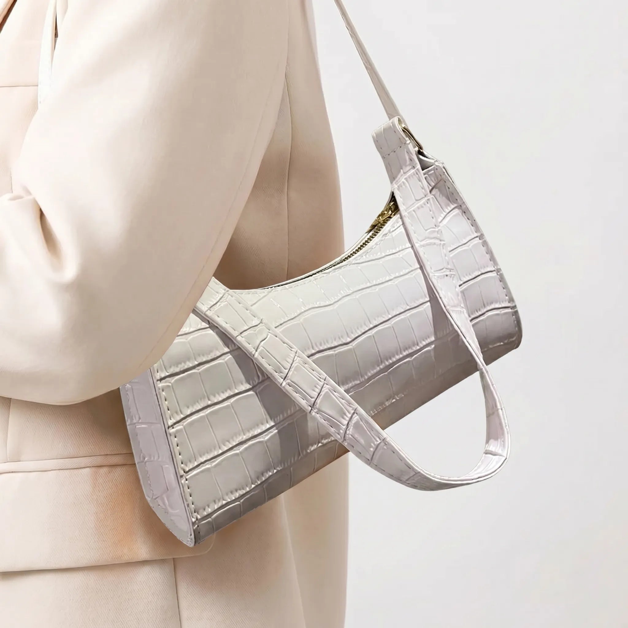 Nordspur | Claviette Retro Baguette-Style Shoulder Bag