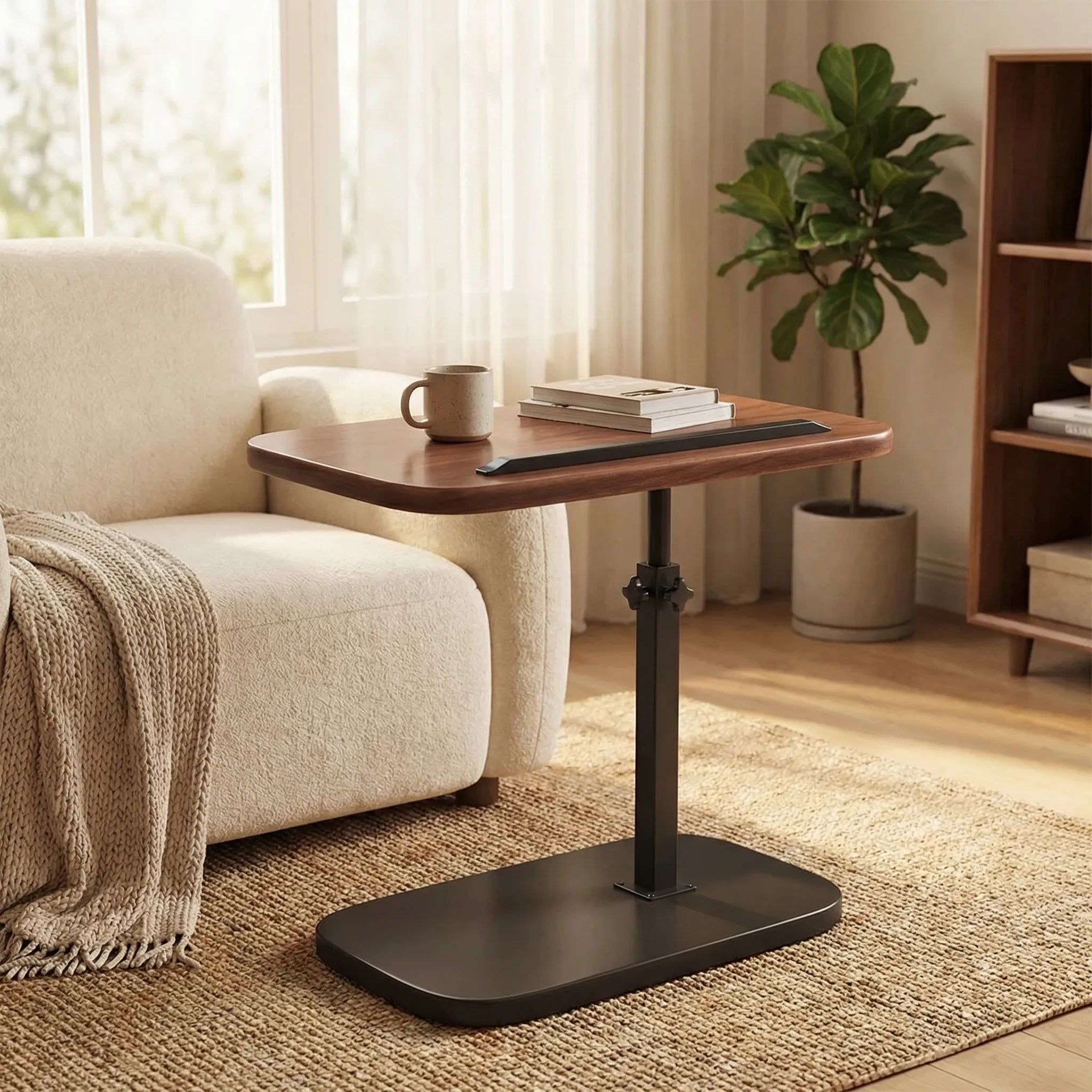 Nordspur | Clevora C Shaped Adjustable Side Table