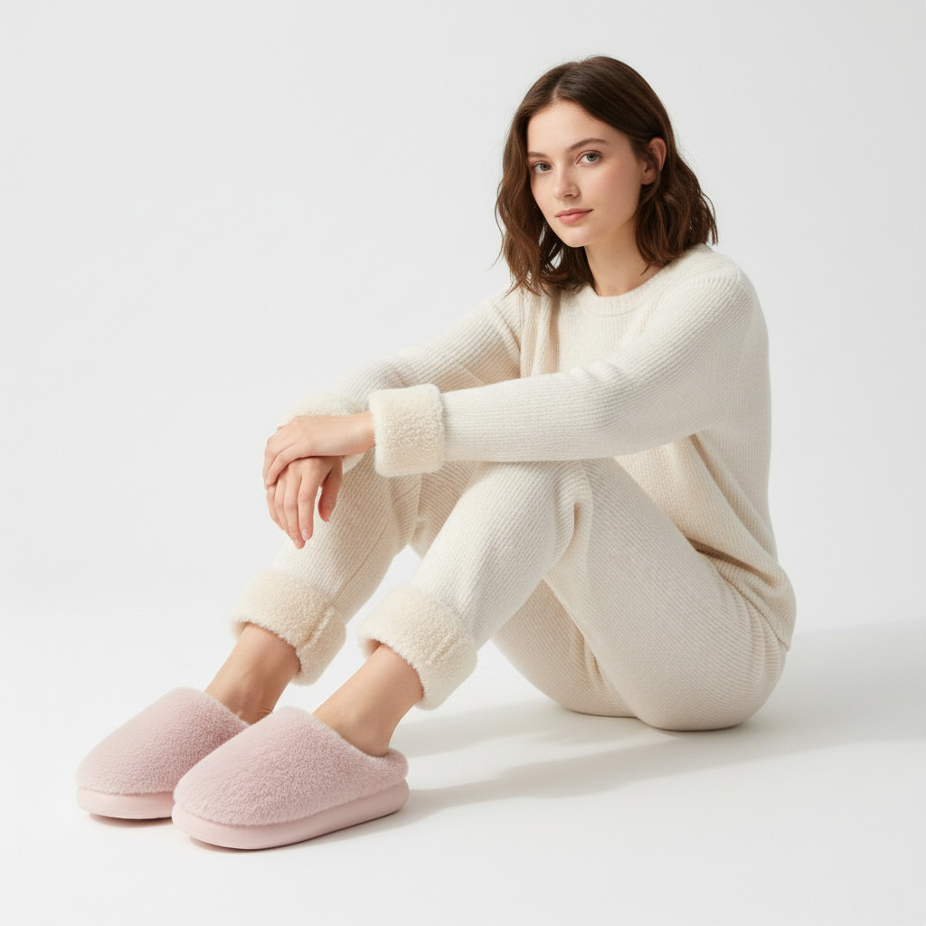 Nordspur | Closed Toe Faux Fur Slipper