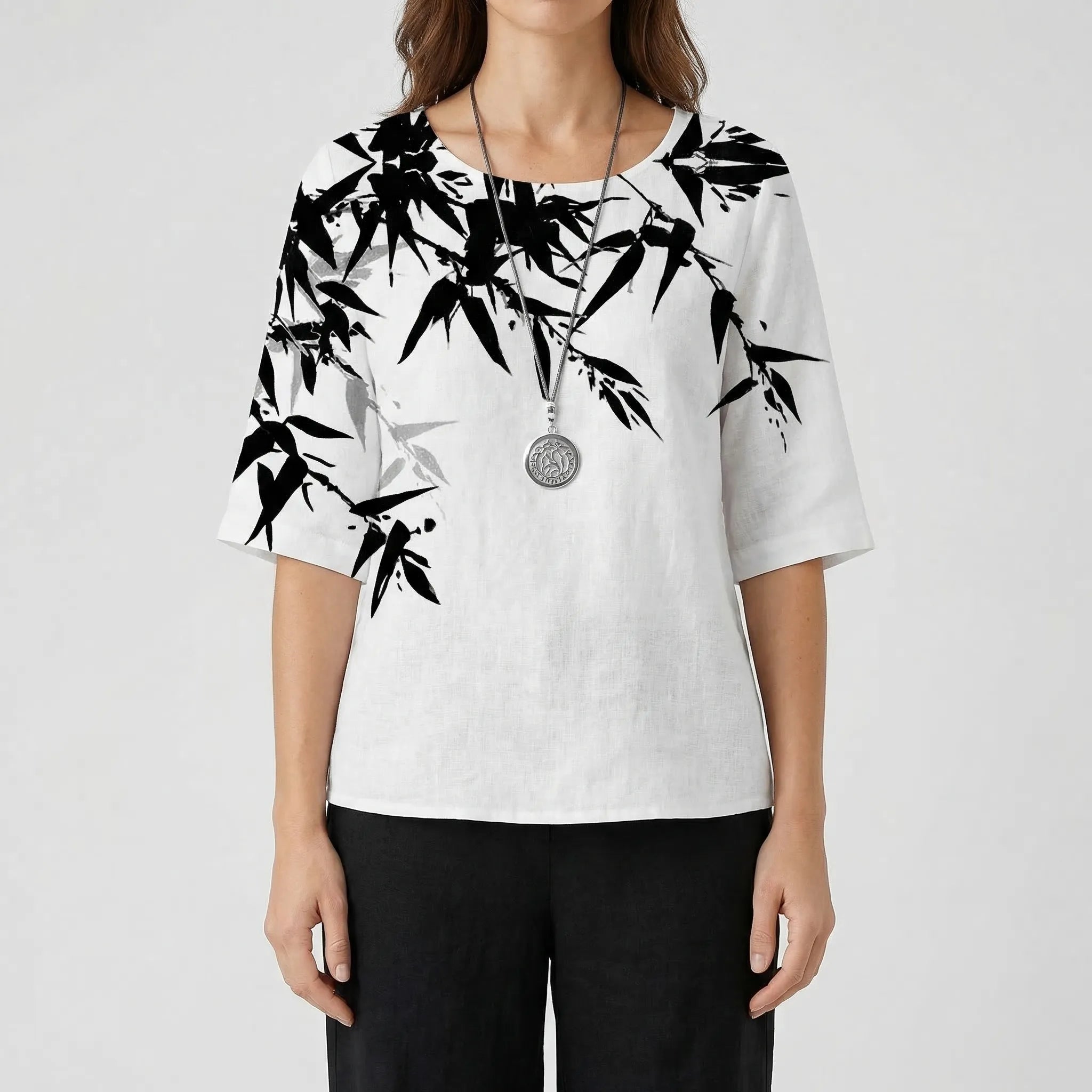 Nordspur | Cloverlyn Printed Short-Sleeve Top And Trouser Set