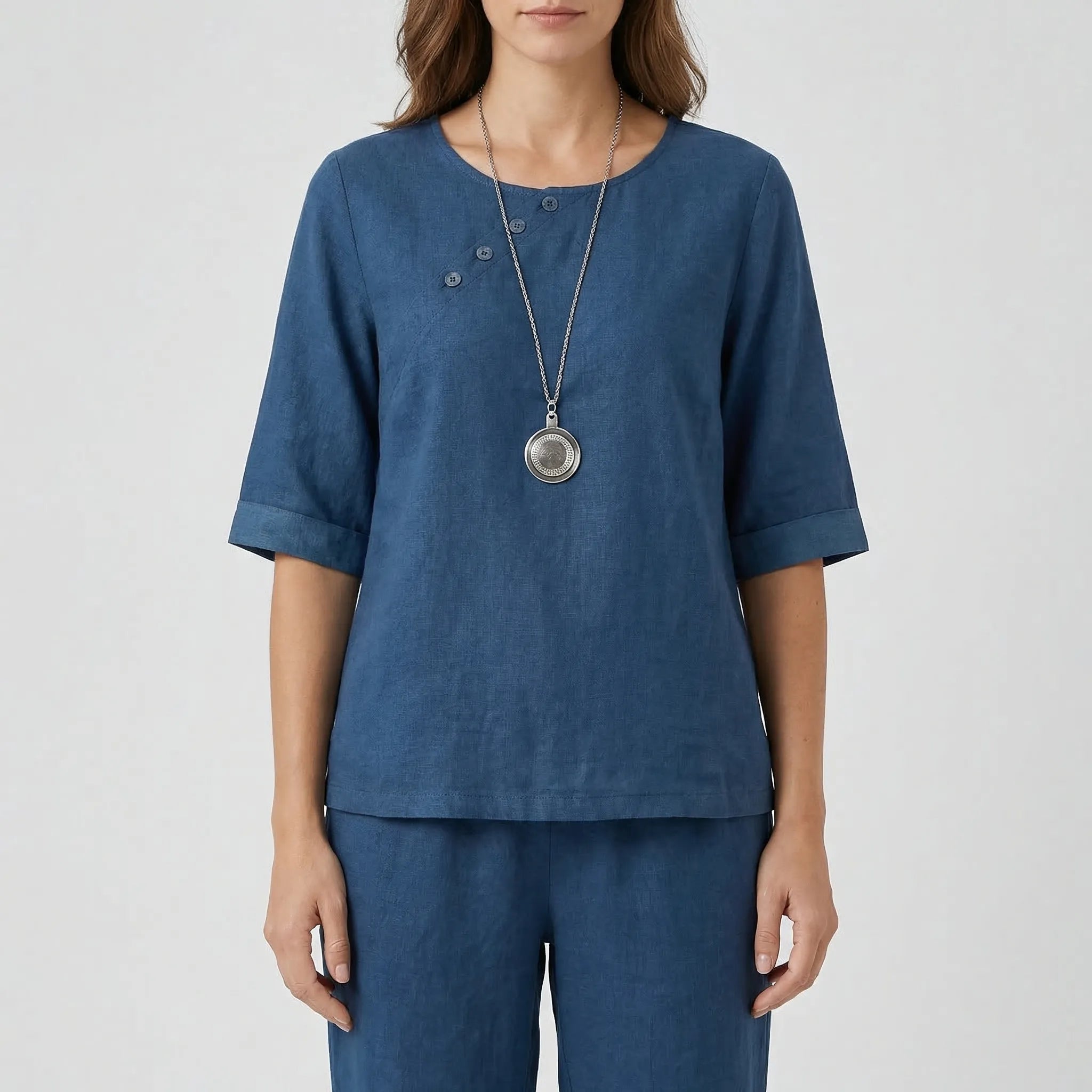 Nordspur | Cloverlyn Printed Short-Sleeve Top And Trouser Set