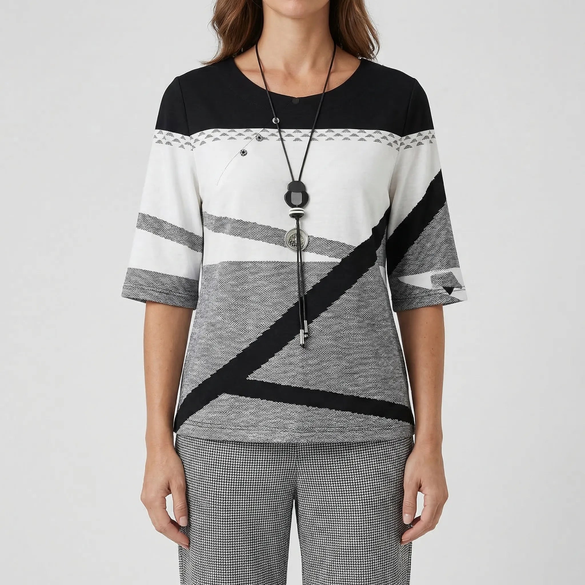 Nordspur | Cloverlyn Printed Short-Sleeve Top And Trouser Set