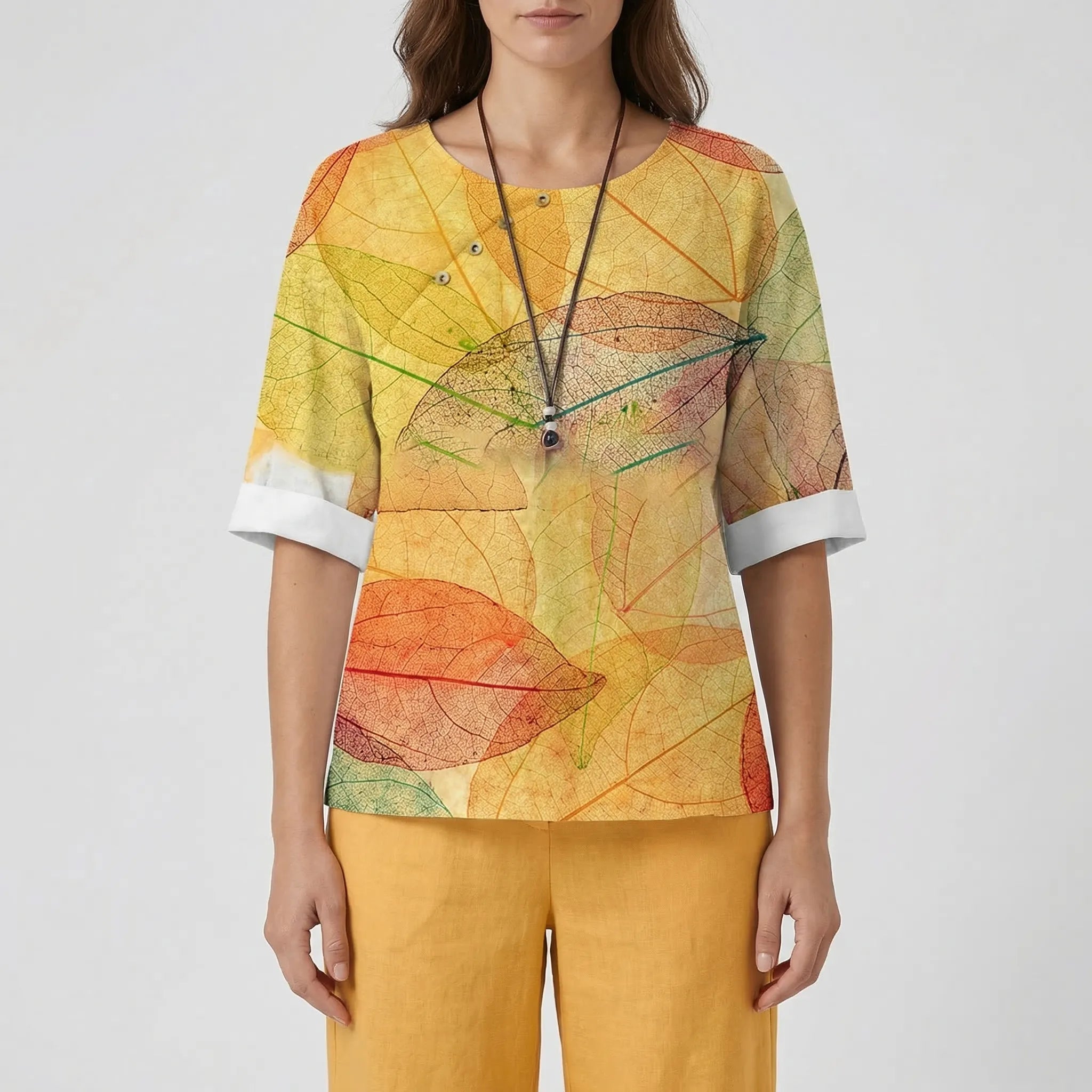 Nordspur | Cloverlyn Printed Short-Sleeve Top And Trouser Set