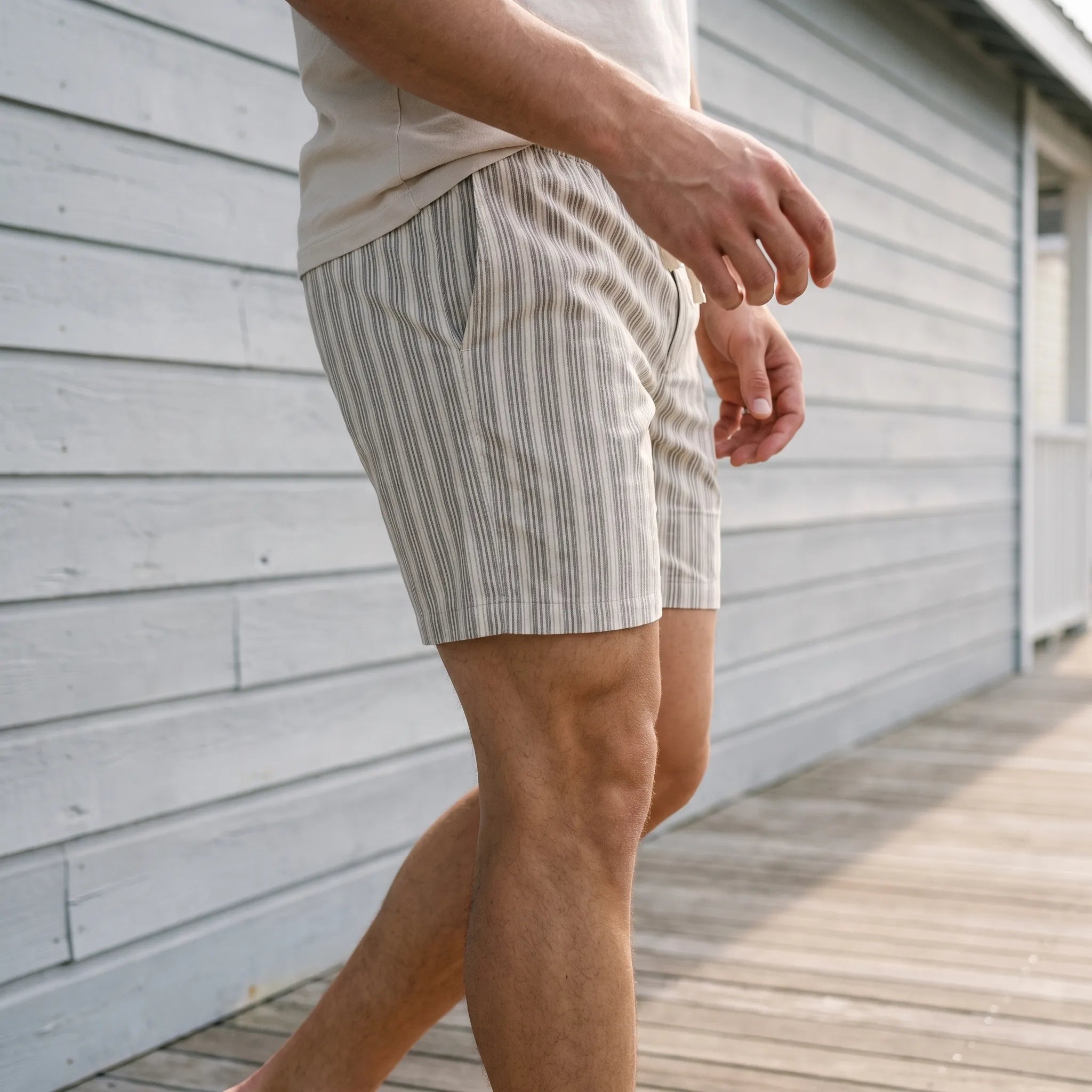 Nordspur | Coastari Mens Striped Casual Swim Shorts
