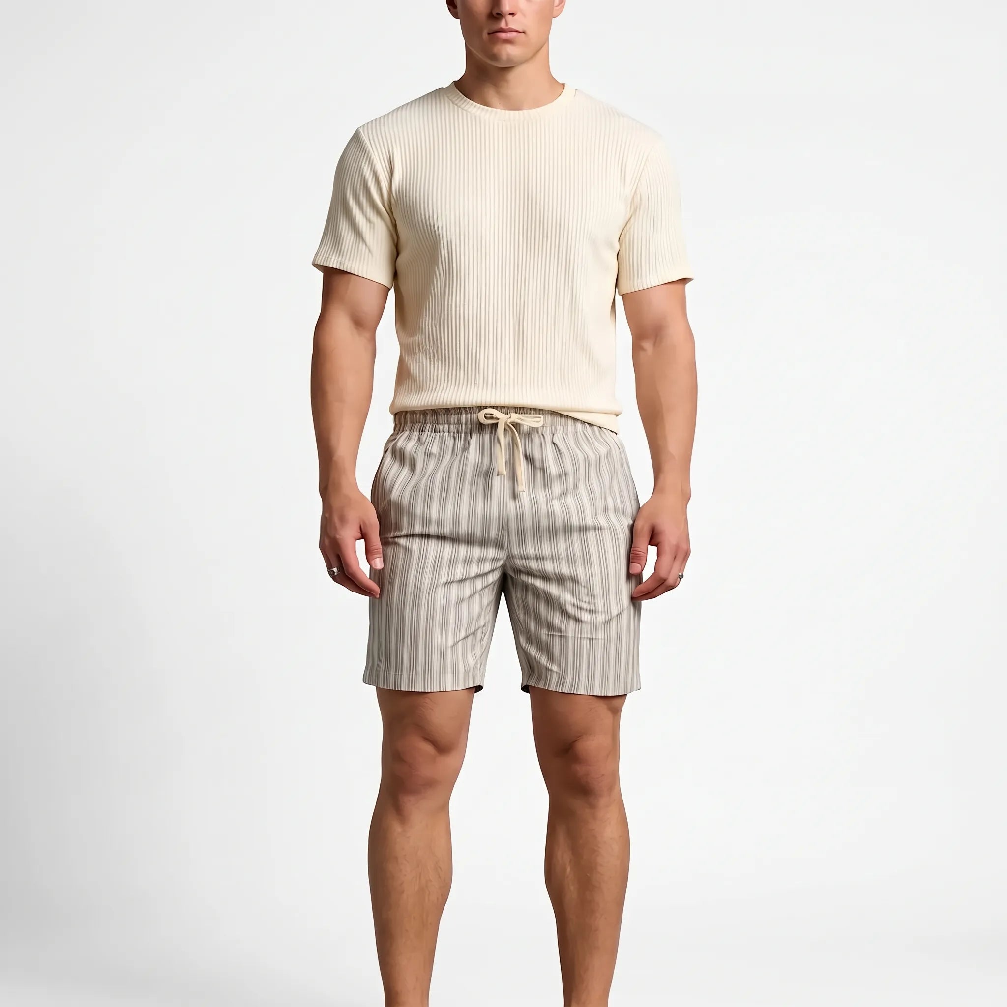 Nordspur | Coastari Mens Striped Casual Swim Shorts