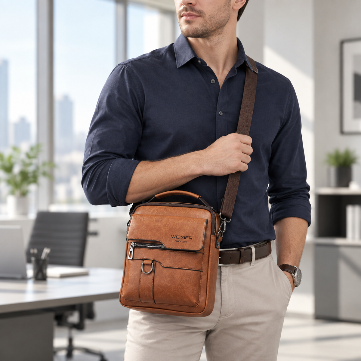 Nordspur | Compact PU Messenger Bag