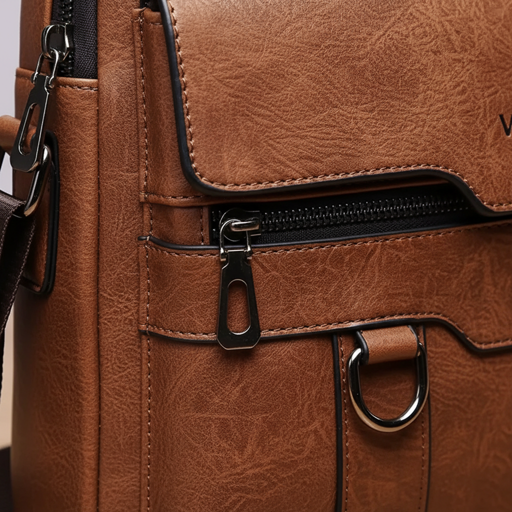 Nordspur | Compact PU Leather Messenger