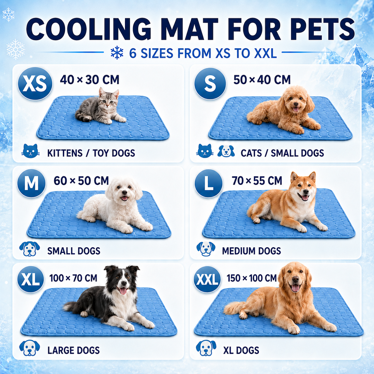 Nordspur | Coolpaw Breathable Mesh Cooling Pet Mat