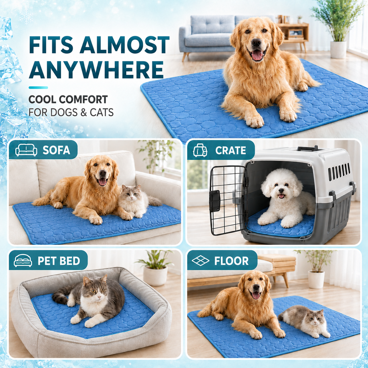 Nordspur | Coolpaw Breathable Self-Cooling Pet Sleeping Mat
