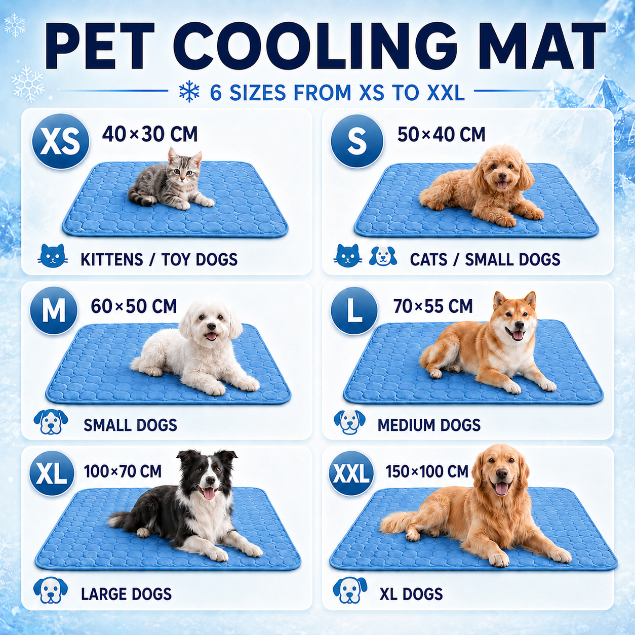 Nordspur | Coolpaw Breathable Self-Cooling Pet Sleeping Mat