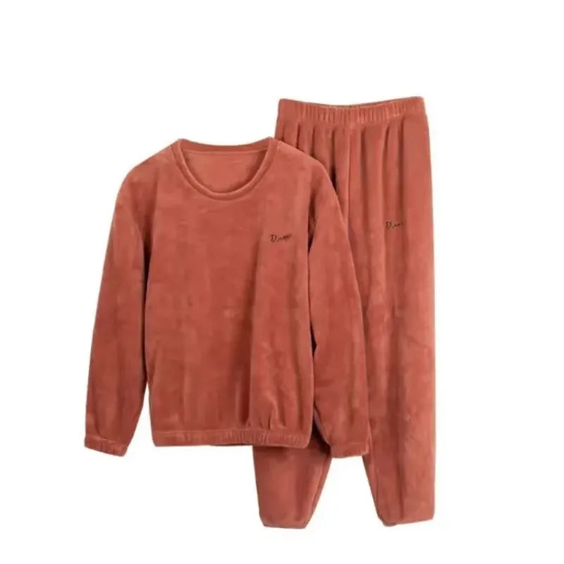 Nordspur | Coral Velvet Pajama Set
