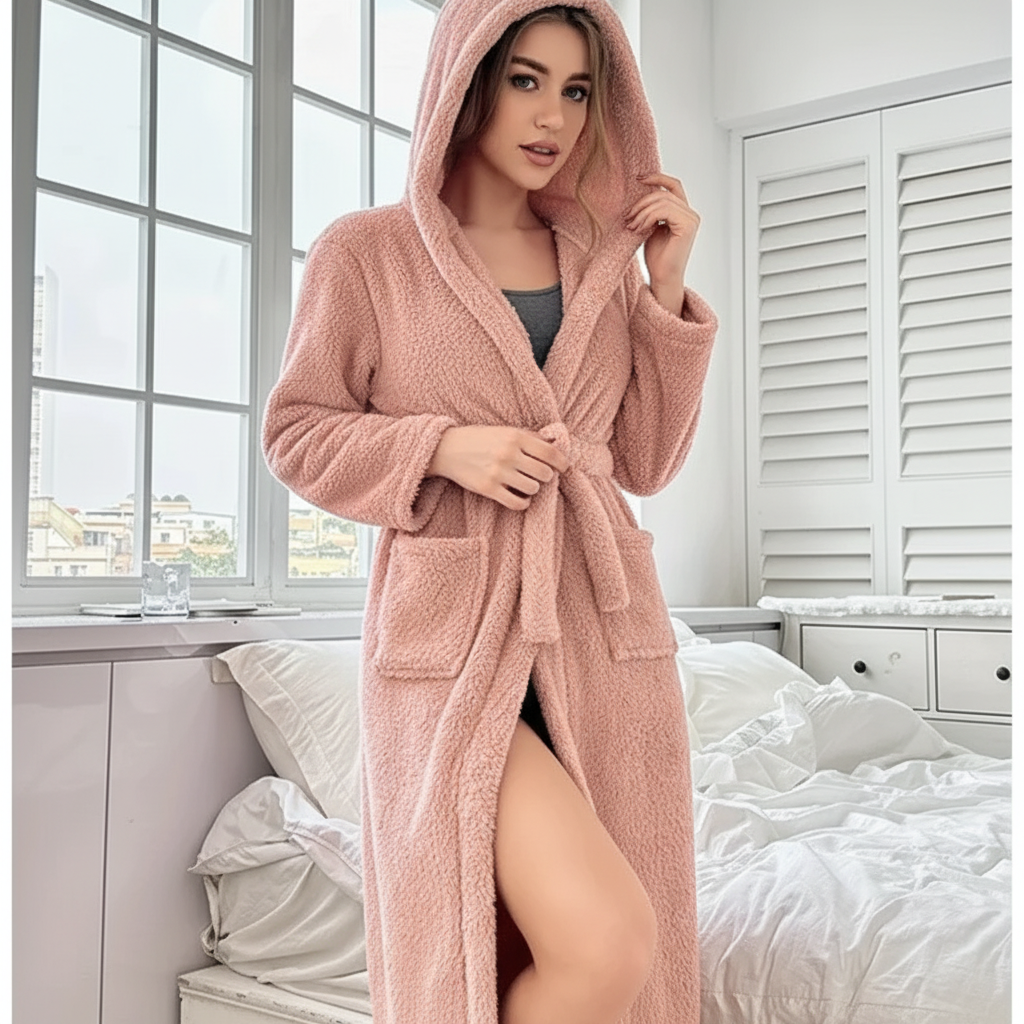 Nordspur | Coraluxe Hooded Long Bathrobe