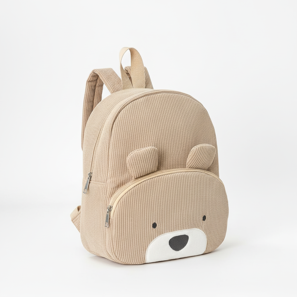 Nordspur | CorduBear Corduroy Plush Toddler Backpack