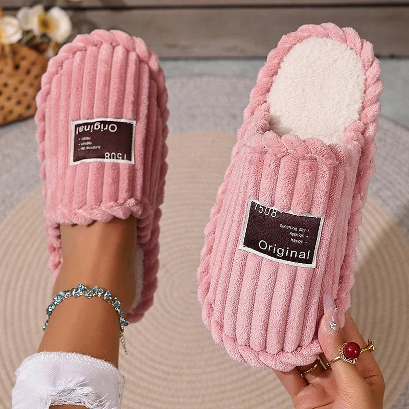 Nordspur | Corduroy Plush Indoor Slippers