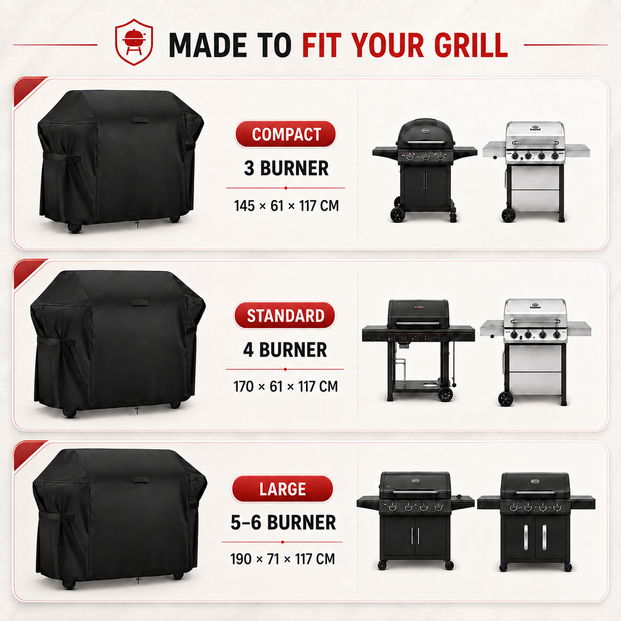 Nordspur | Covara Heavy-Duty Barbecue Grill Cover