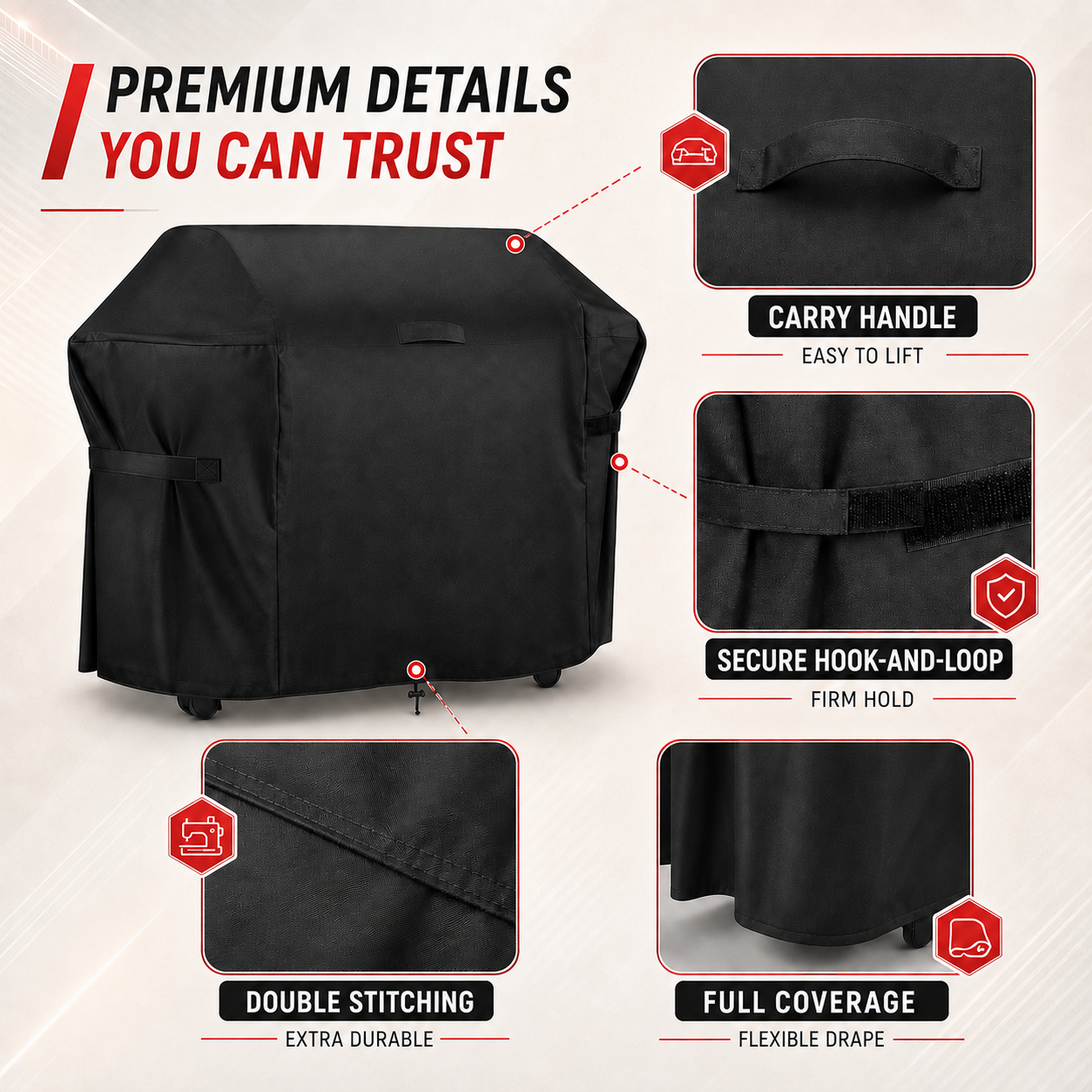 Nordspur | Covara Heavy-Duty Barbecue Grill Cover