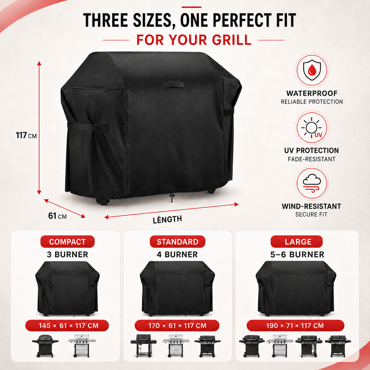 Nordspur | Covara Heavy-Duty Barbecue Grill Cover