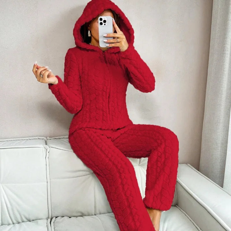 Nordspur | Cozycharm Hooded One Piece Loungewear