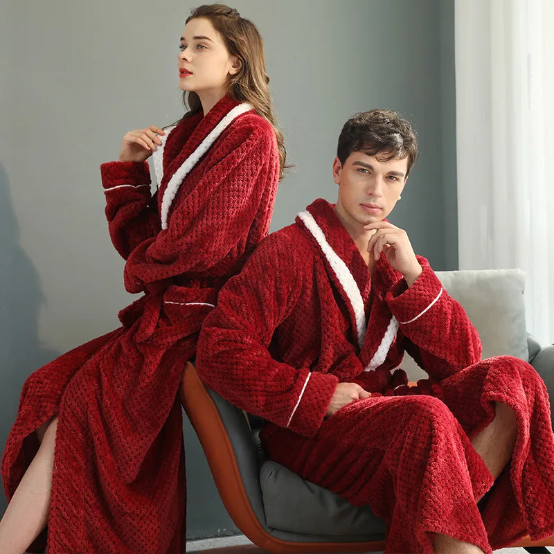 Nordspur | Cozynest Long Plush Bathrobe Gown