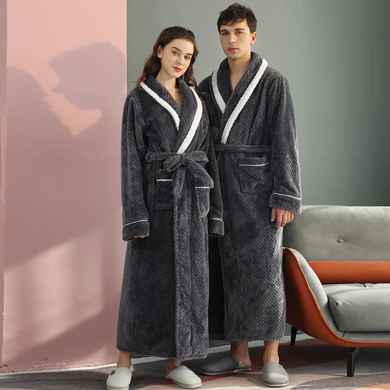 Nordspur | Cozynest Long Plush Bathrobe Gown