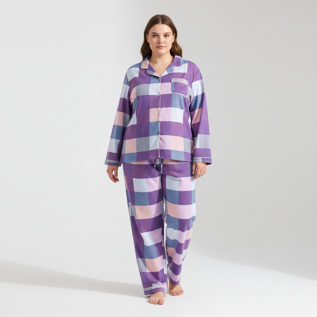 Nordspur | Cozyvera Full Length Button Pajama Set