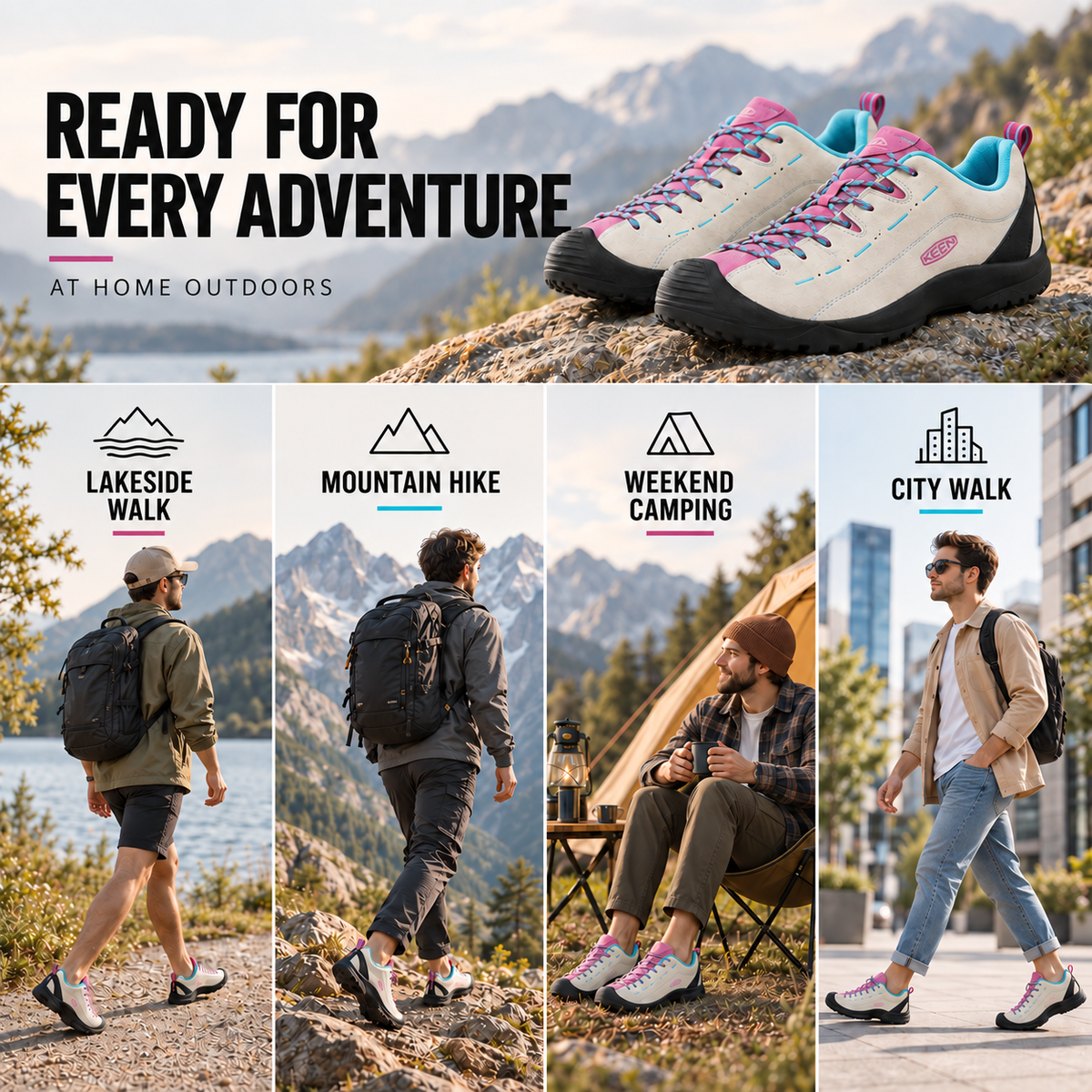 Nordspur | Cragnix Lace-Up Non-Slip Climbing Shoe For Men