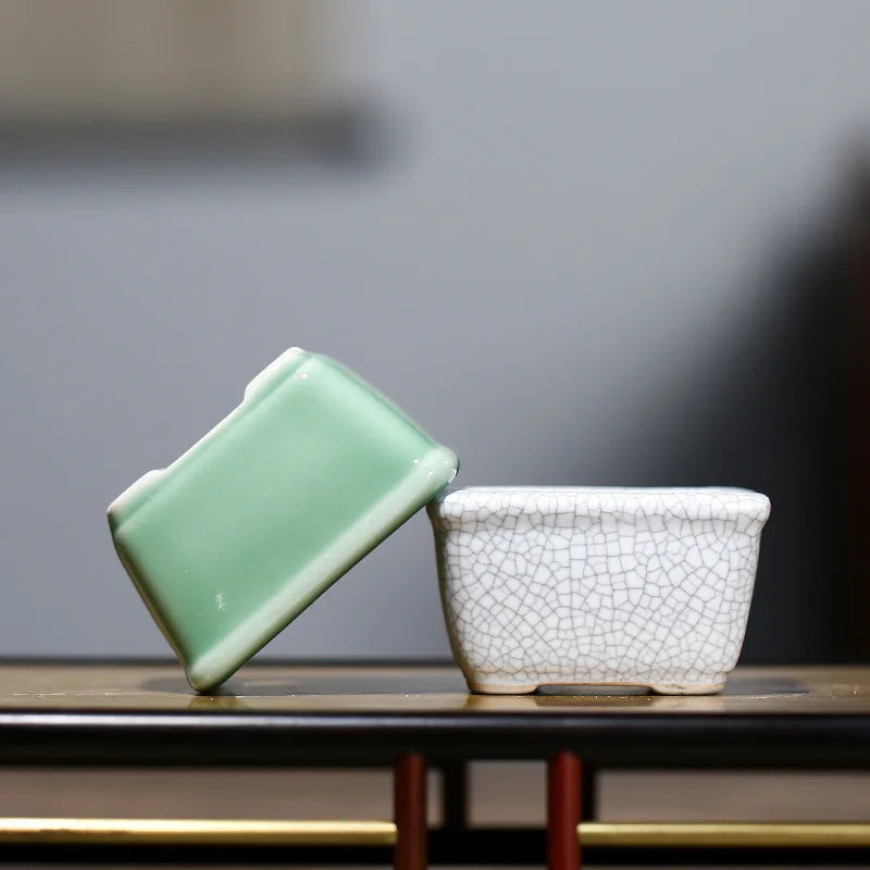 Nordspur | Craquelon Glazed Mini Bowl-Style Planter