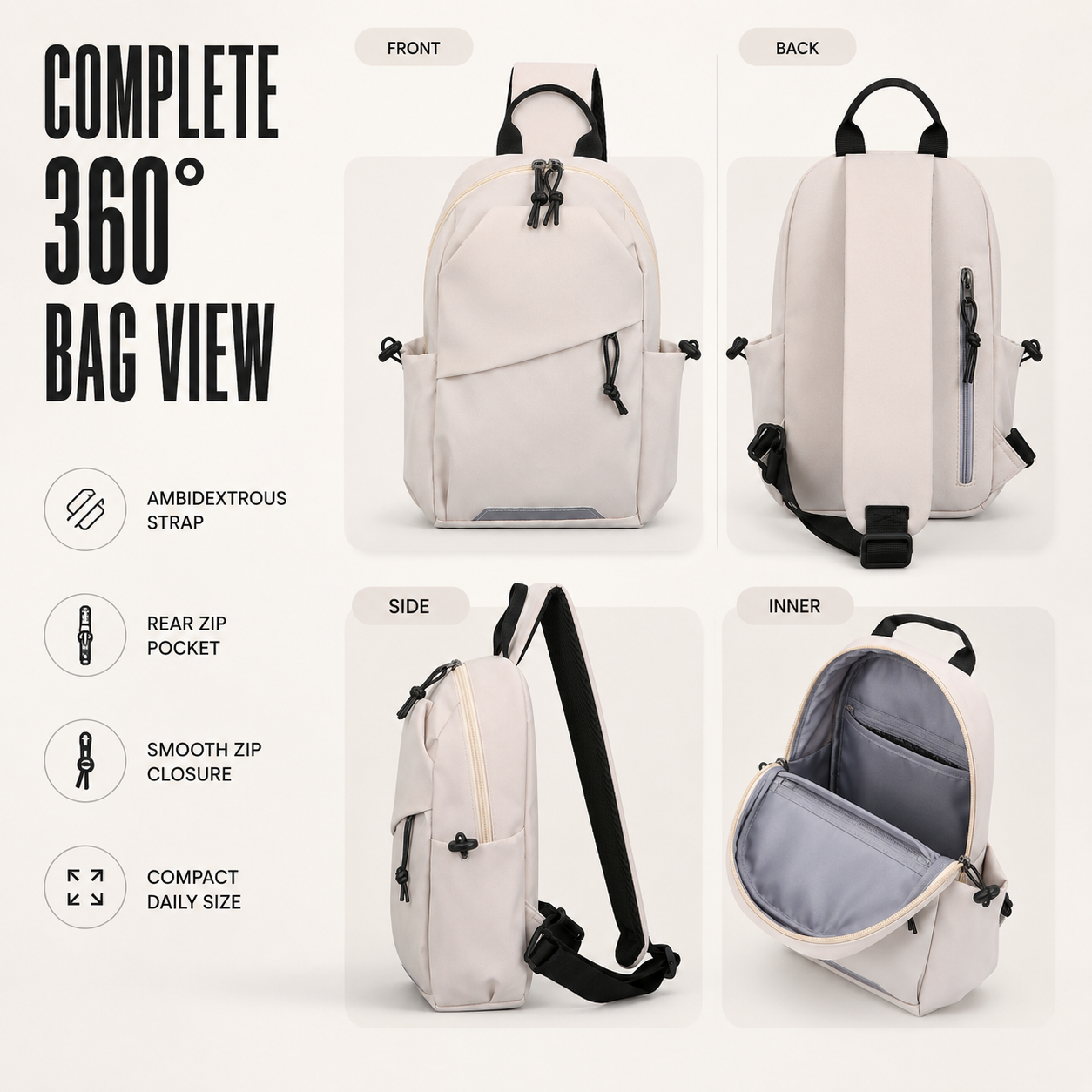 Nordspur | Crosslite Lightweight Single-Strap Crossbody Bag