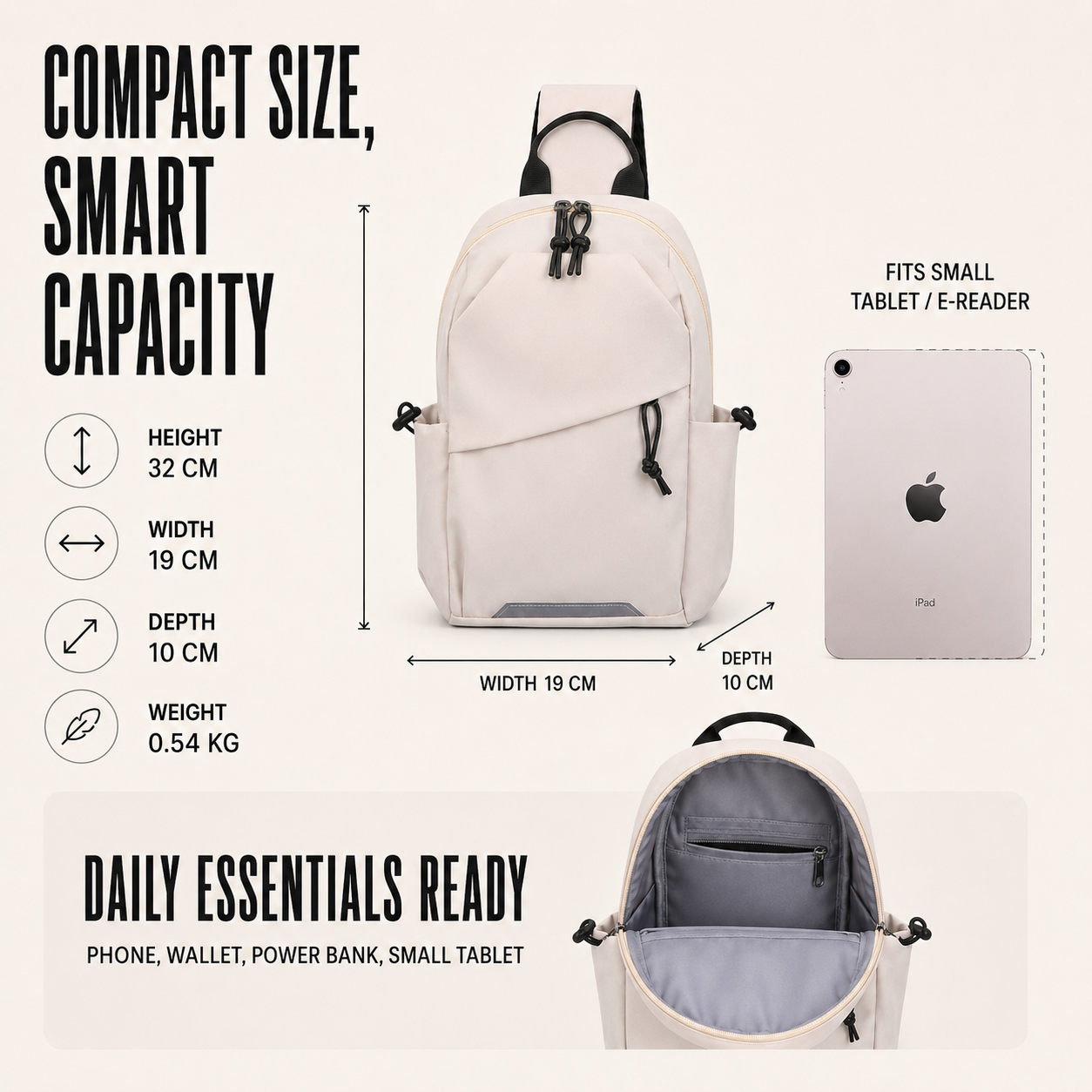 Nordspur | Crosslite Lightweight Single-Strap Crossbody Bag