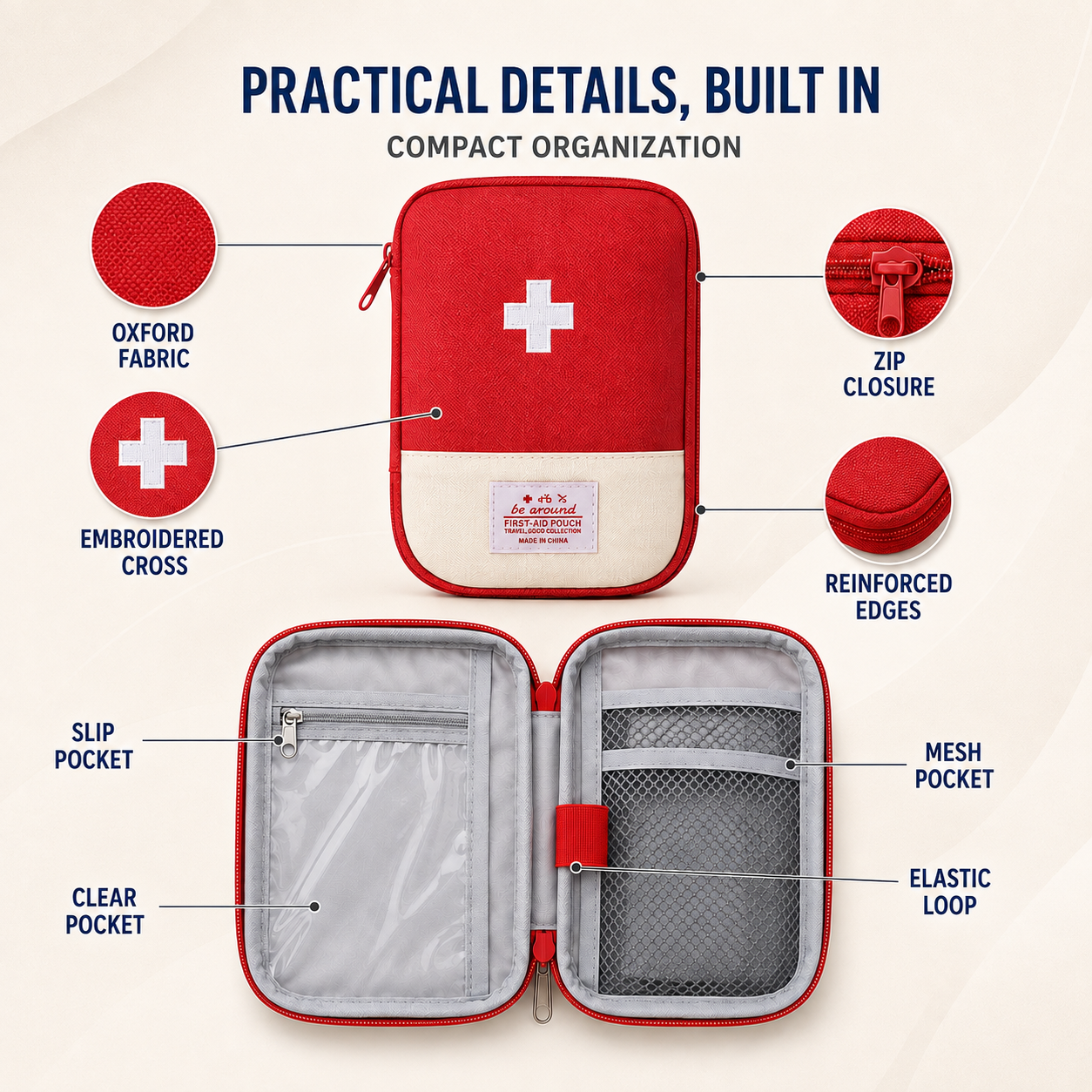Nordspur | Curastow Portable Zip Medicine Pouch