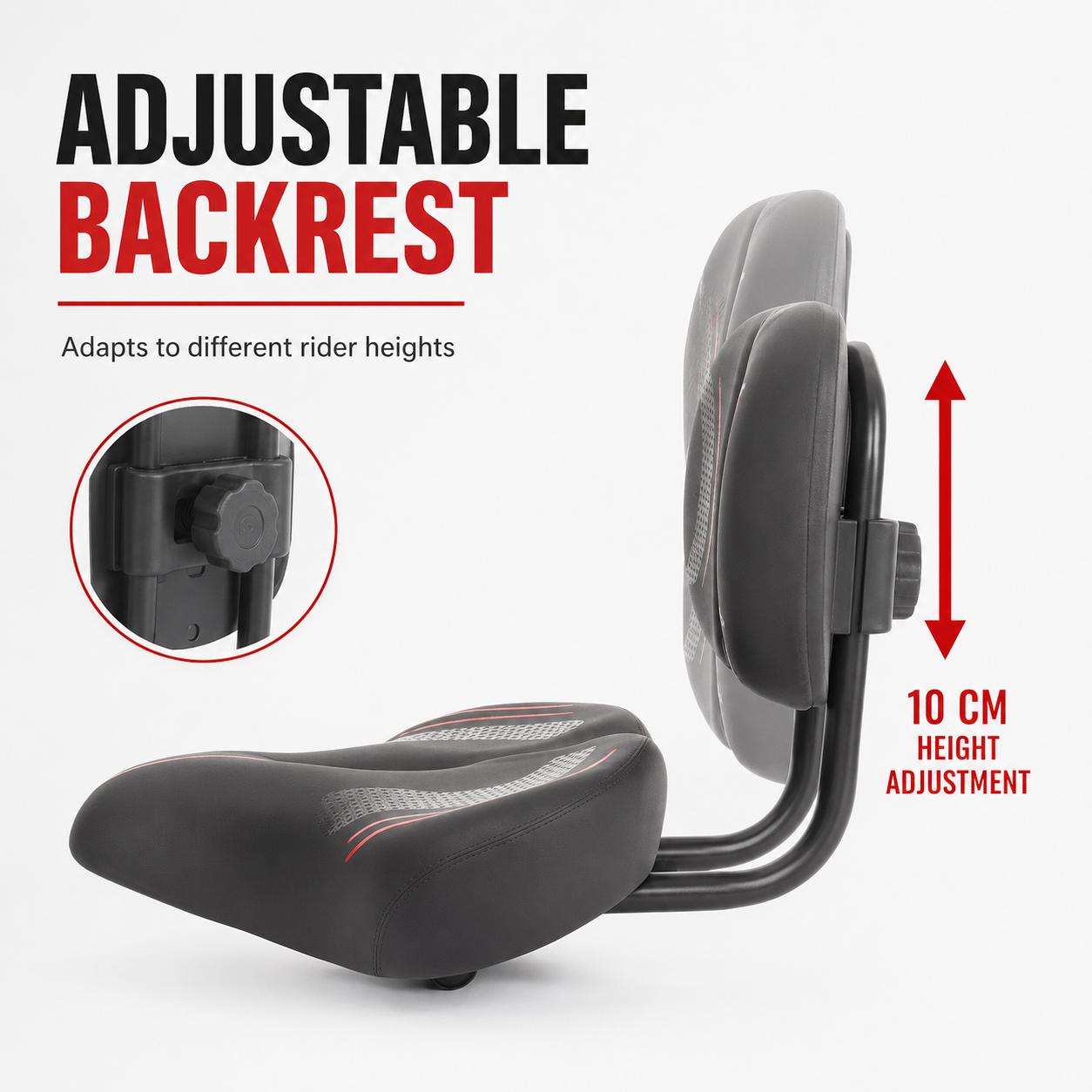 Nordspur | Cushora Oversized Passenger Bicycle Saddle