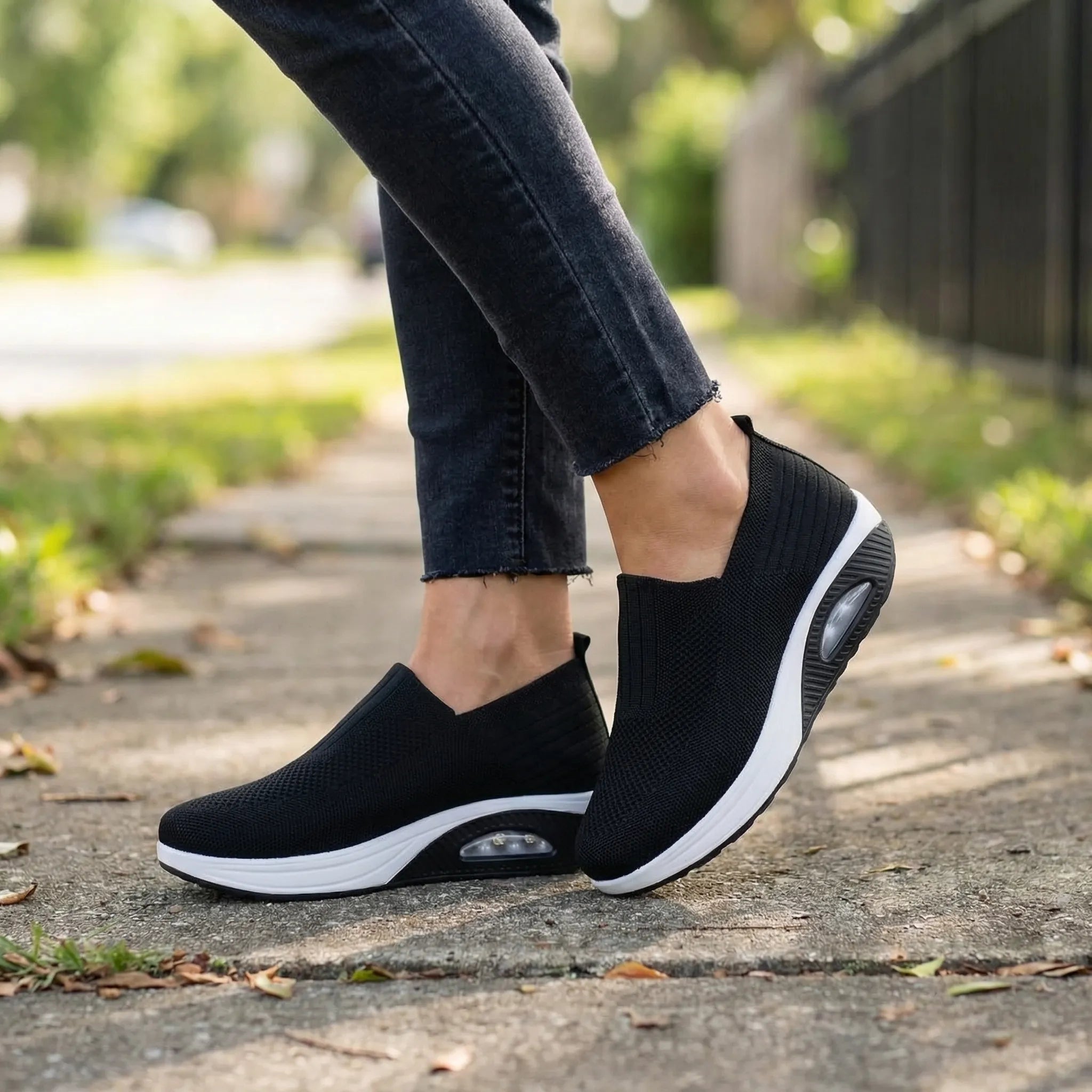 Nordspur | Cushova Slip-On Wedge Platform Sneaker