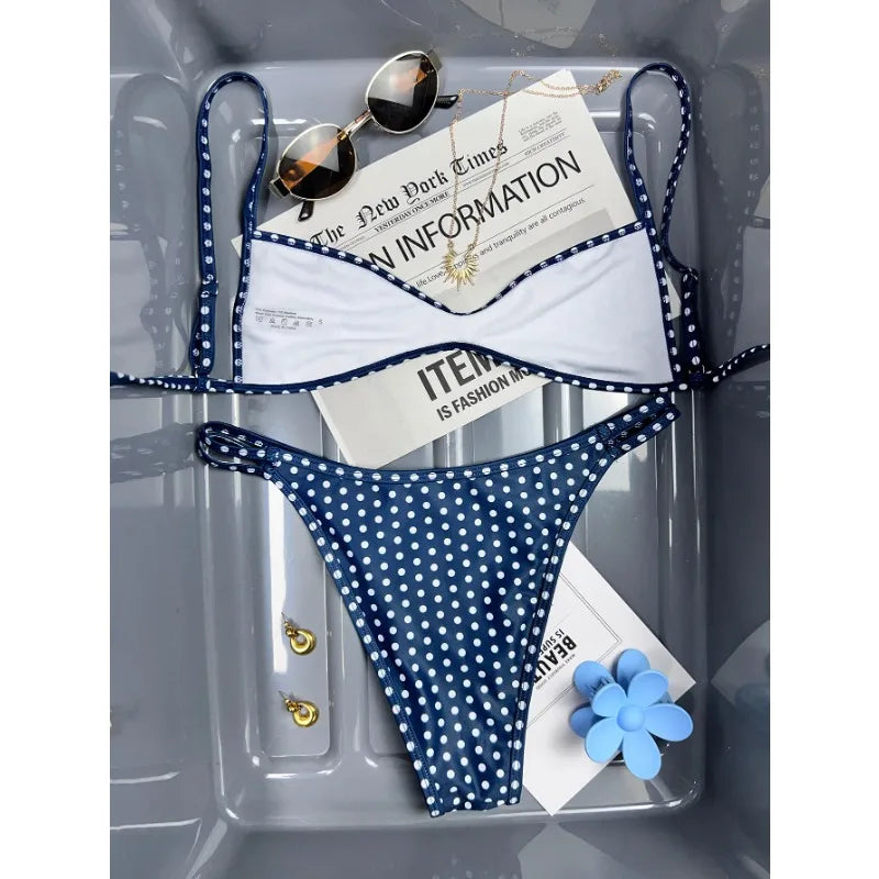 Nordspur | DotSwim Vintage Style Polka Dot Bikini Set