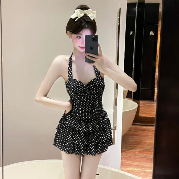 Nordspur | Dotique Polka Dot Skirted Swimsuit