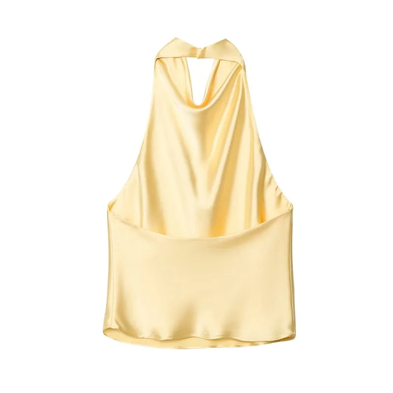 Nordspur | Dravelle Backless Halter Neck Camisole Top