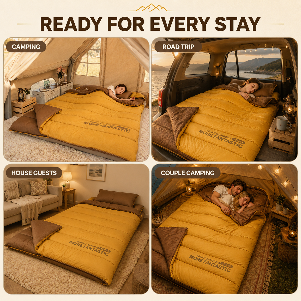 Nordspur | Duosleep Double Envelope Sleeping Bag