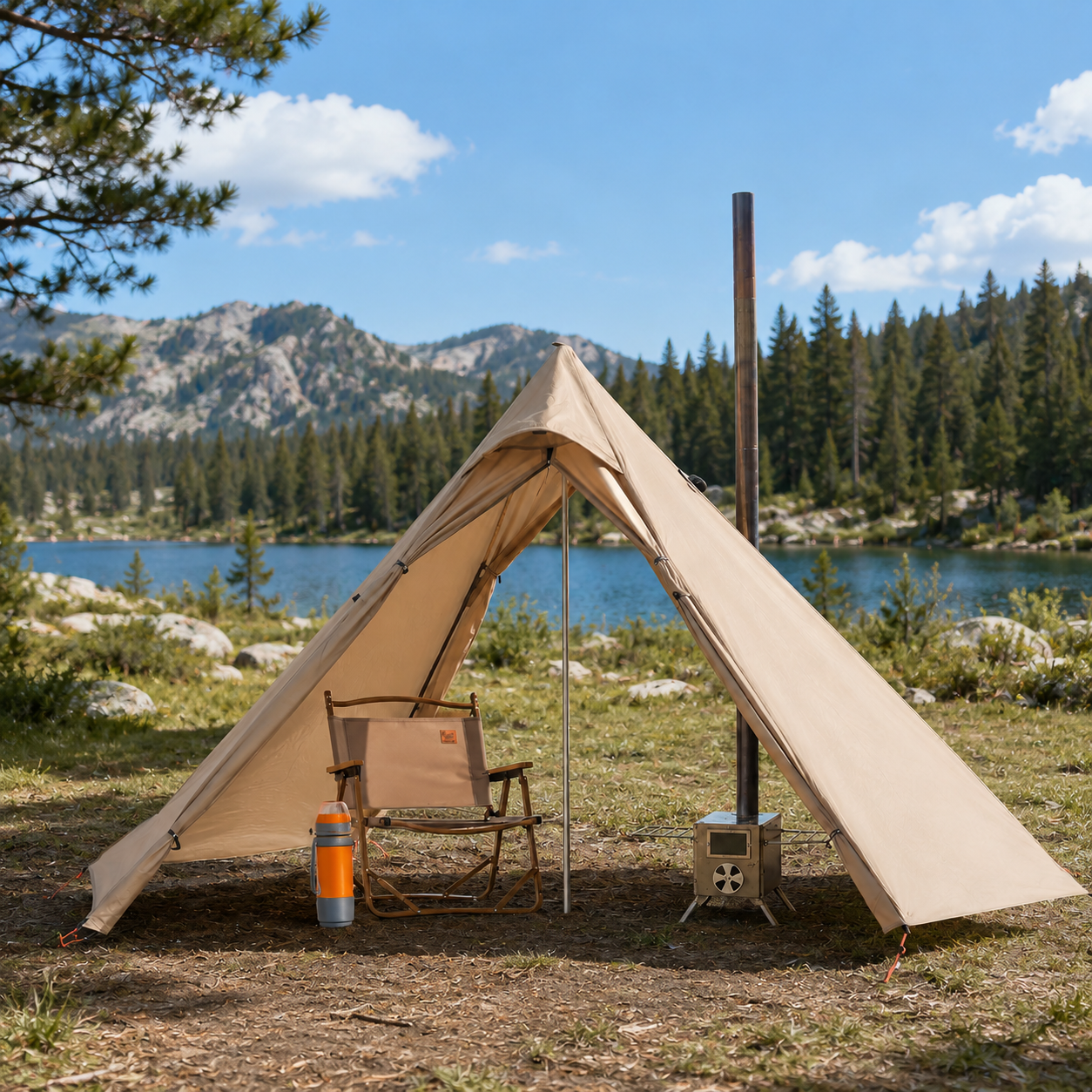 Nordspur | EmberPeak Single Person Hot Tent