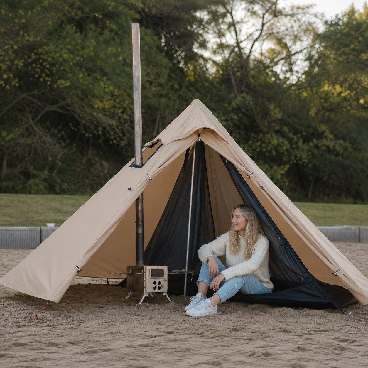 Nordspur | EmberPeak Single Person Hot Tent