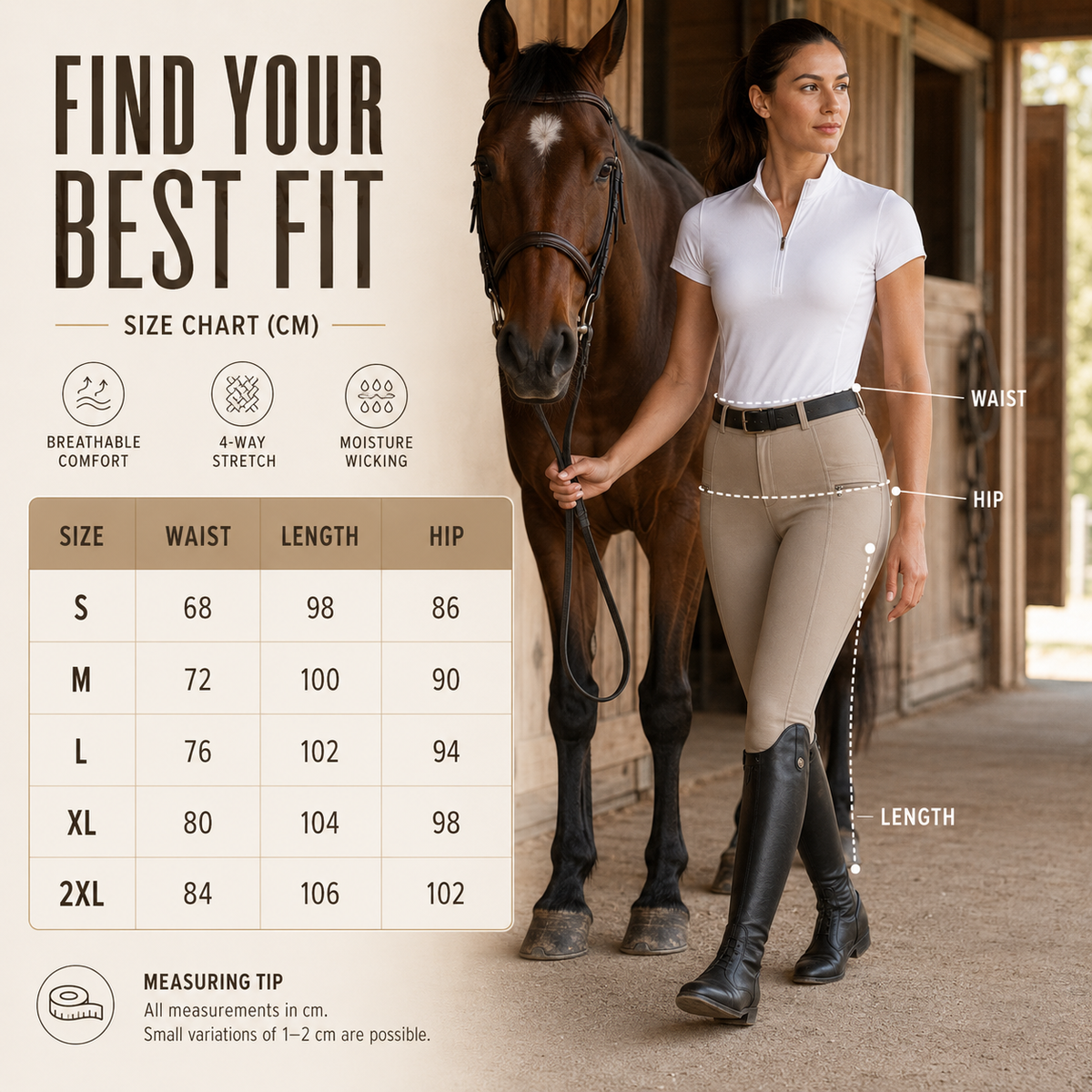 Nordspur | Equivelt Two-Tone Riding Breeches