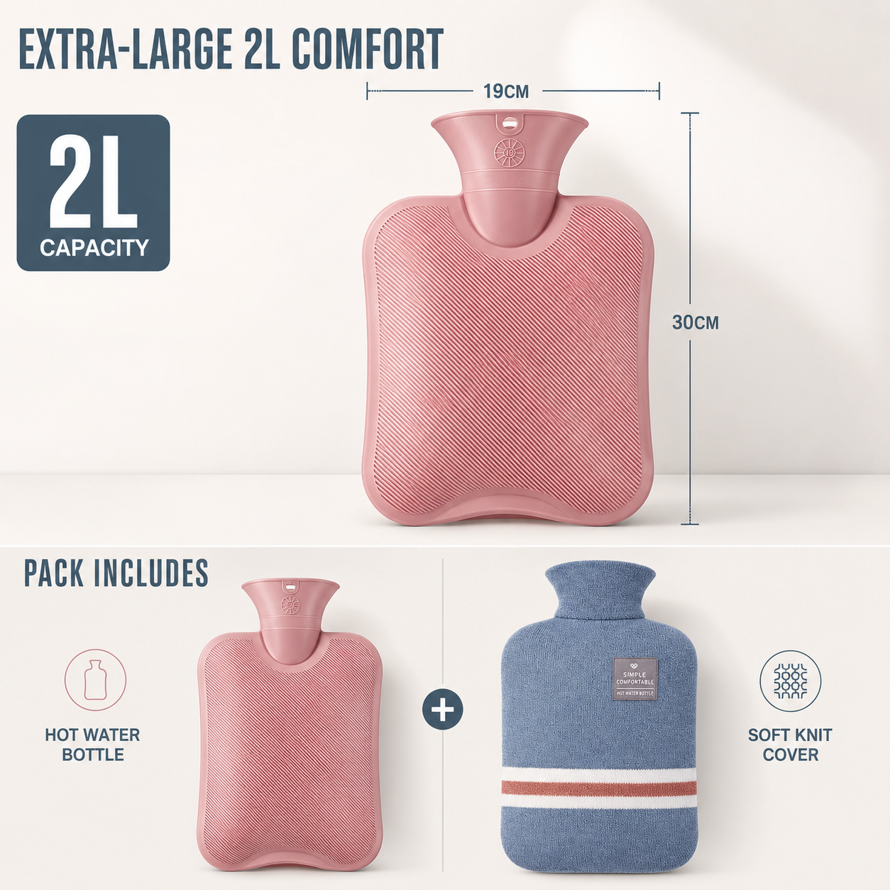 Nordspur | Extra Large Hot Water Bottle Jug