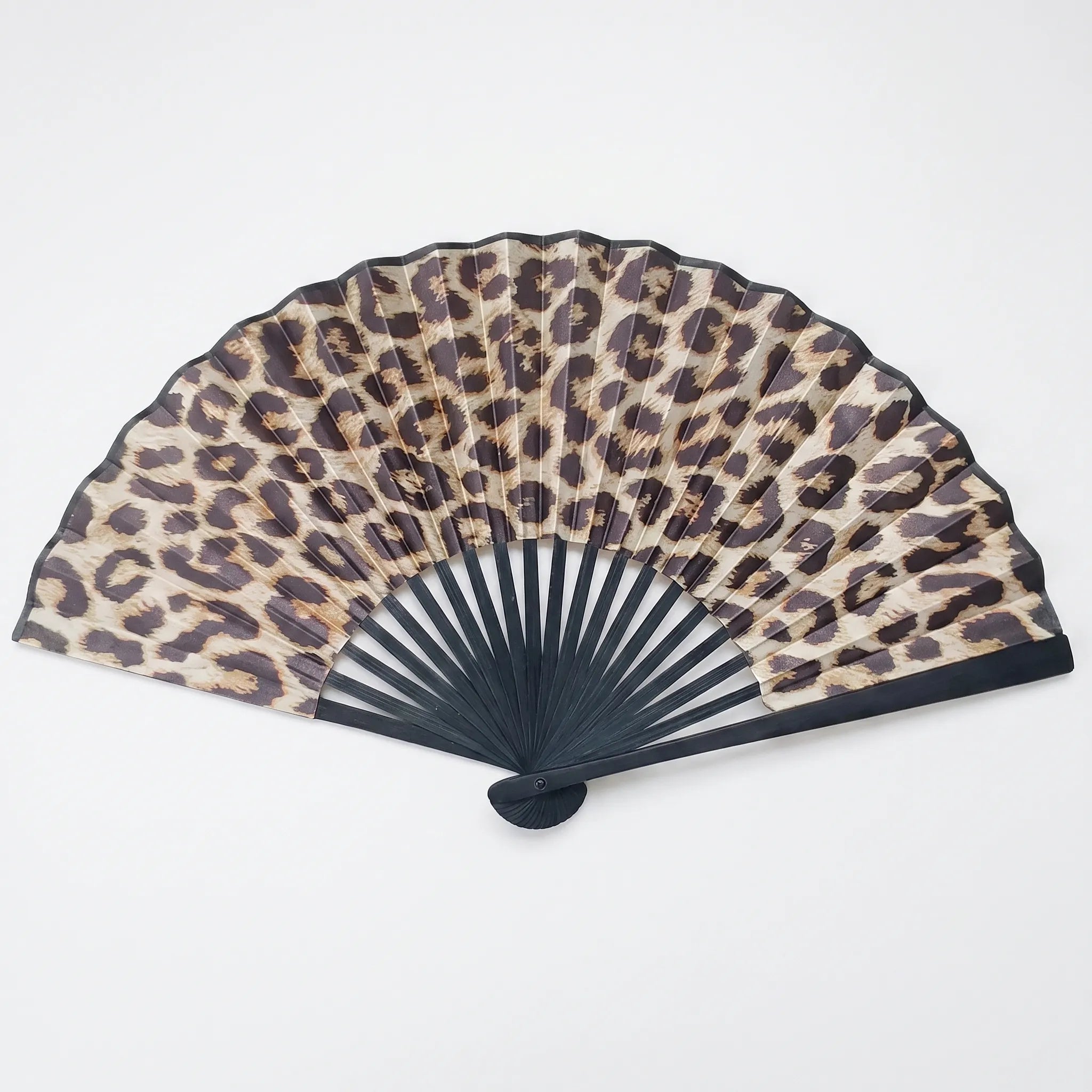 Nordspur | Fannix Leopard Print Hand Folding Fan